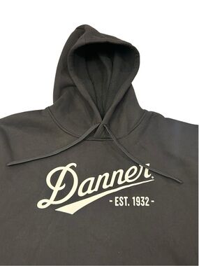 Danner Hoodie Sweatshirt Men’s 2XL Black Thick Warm RN 144656 Kangaroo Pocket